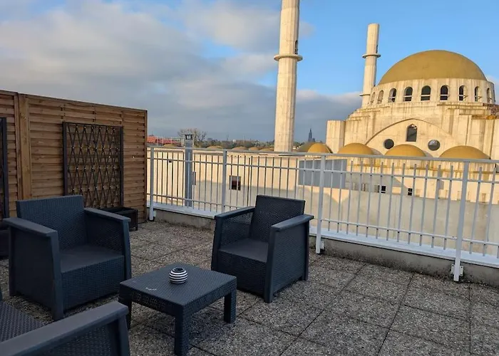 Moderne Avec Terrasse Et Vue Panoramique Daire